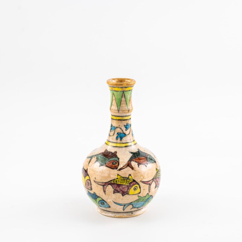 Bottiglia collo lungo in terracotta - Dimensione: <b>d 11cm - h 17cm</b> - immagine 3
