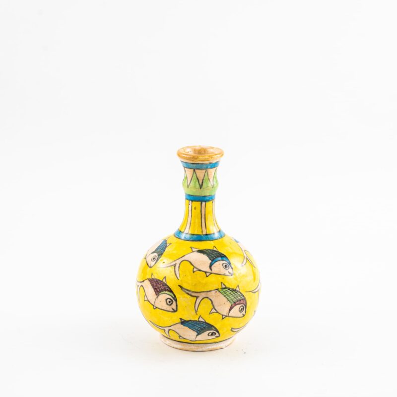 Bottiglia collo lungo in terracotta - Dimensione: <b>d 11cm - h 17cm</b> - immagine 6