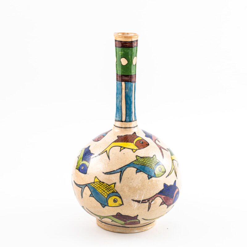 Bottiglia collo lungo in terracotta - Dimensione: <b>d 13cm - h 23cm</b> - immagine 7