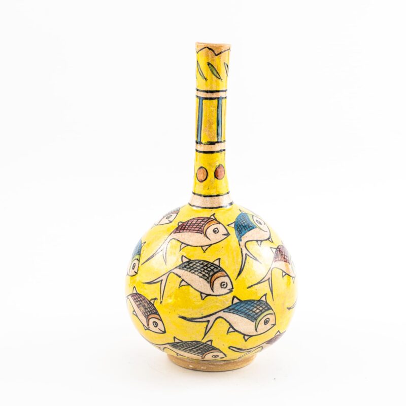 Bottiglia collo lungo in terracotta - Dimensione: <b>d 13cm - h 23cm</b> - immagine 6