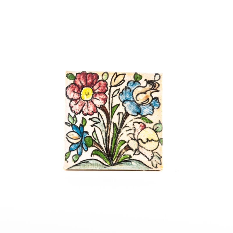 Square terracotta tile - Size: <b>10 cm</b> - Image 3