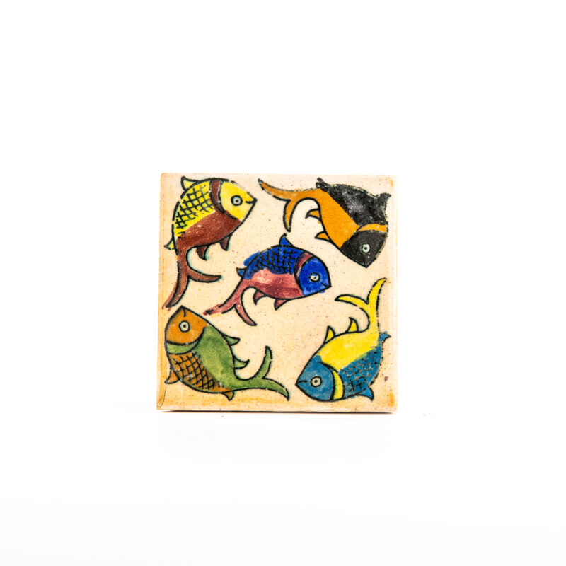 Square terracotta tile - Size: <b>10 cm</b> - Image 7