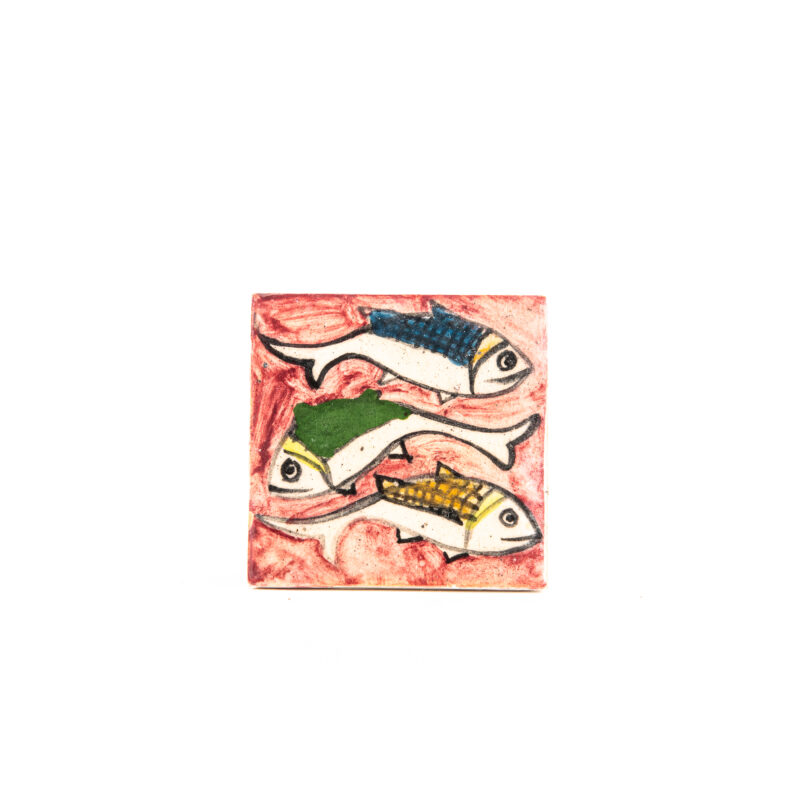 Square terracotta tile - Size: <b>6.5 cm</b> - Image 8
