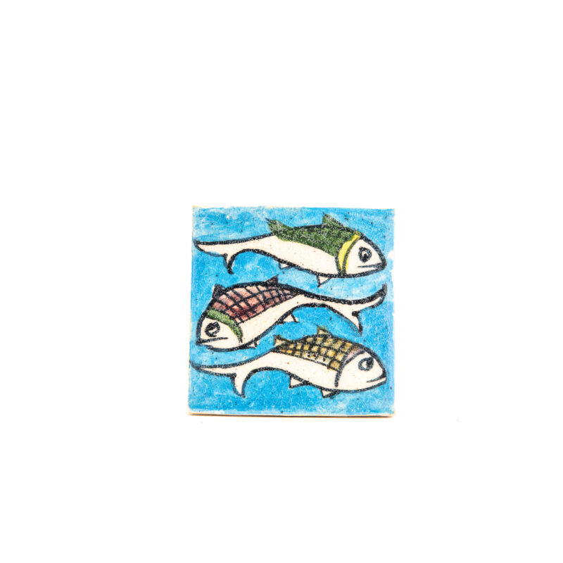 Square terracotta tile - Size: <b>6.5 cm</b> - Image 4