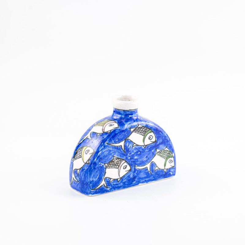 Bottiglia mezza luna in terracotta - Dimensione: <b>l 15cm - h 5 cm</b> - immagine 6