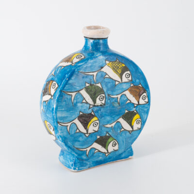 Moon terracotta bottle - Size: <b>h 18 cm - d 15 cm</b>