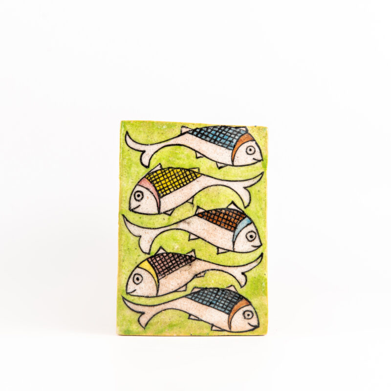 Rectangular handmade terracotta tile -  <b>10x15 cm</b> - Image 4