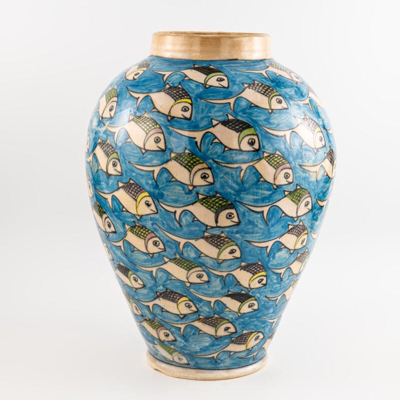 Vaso bombato - Dimensione: <b>h 39cm d 27cm</b>