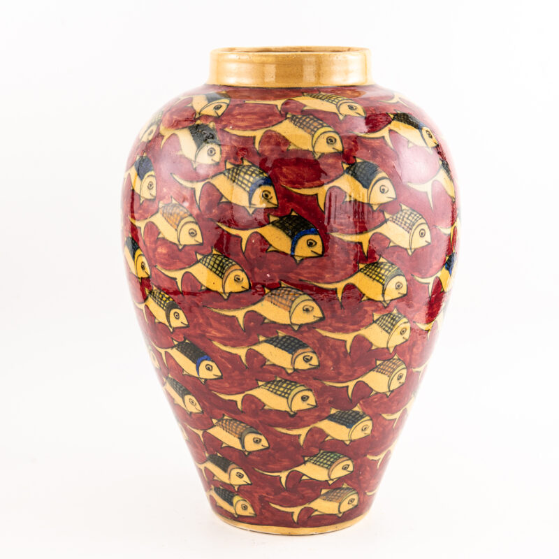 Vaso bombato - Dimensione: <b>h 39cm d 27cm</b> - immagine 2