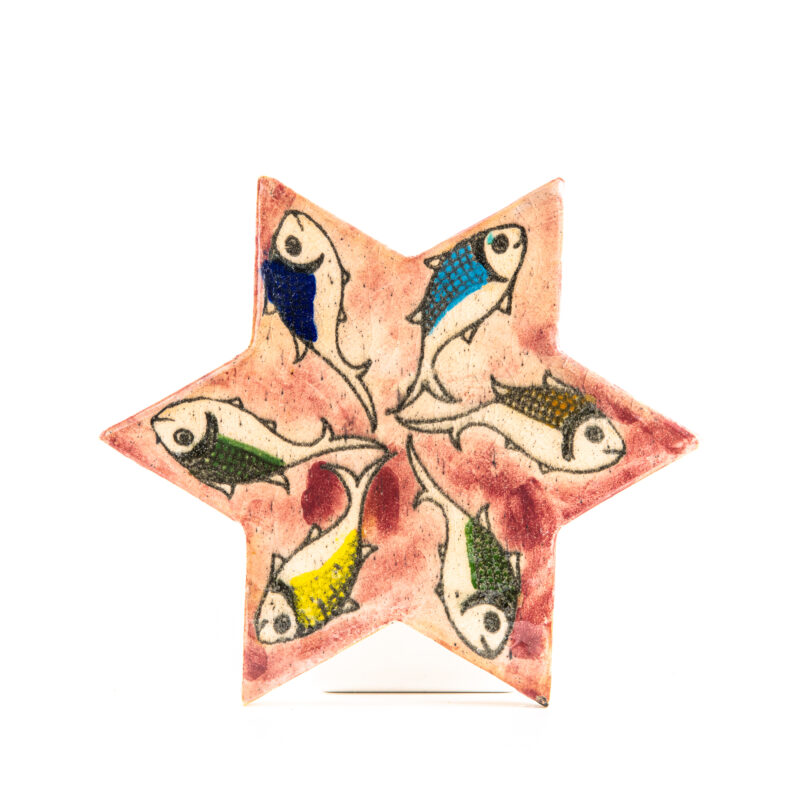 Piastrella in terracotta stella -  <b>6 punte</b> - immagine 5