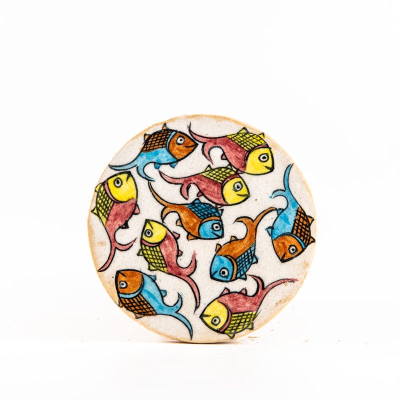 Piastrella in terracotta tonda -  <b>15 cm</b> - immagine 4