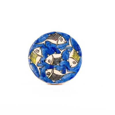 Piastrella in terracotta tonda -  <b>10 cm</b>