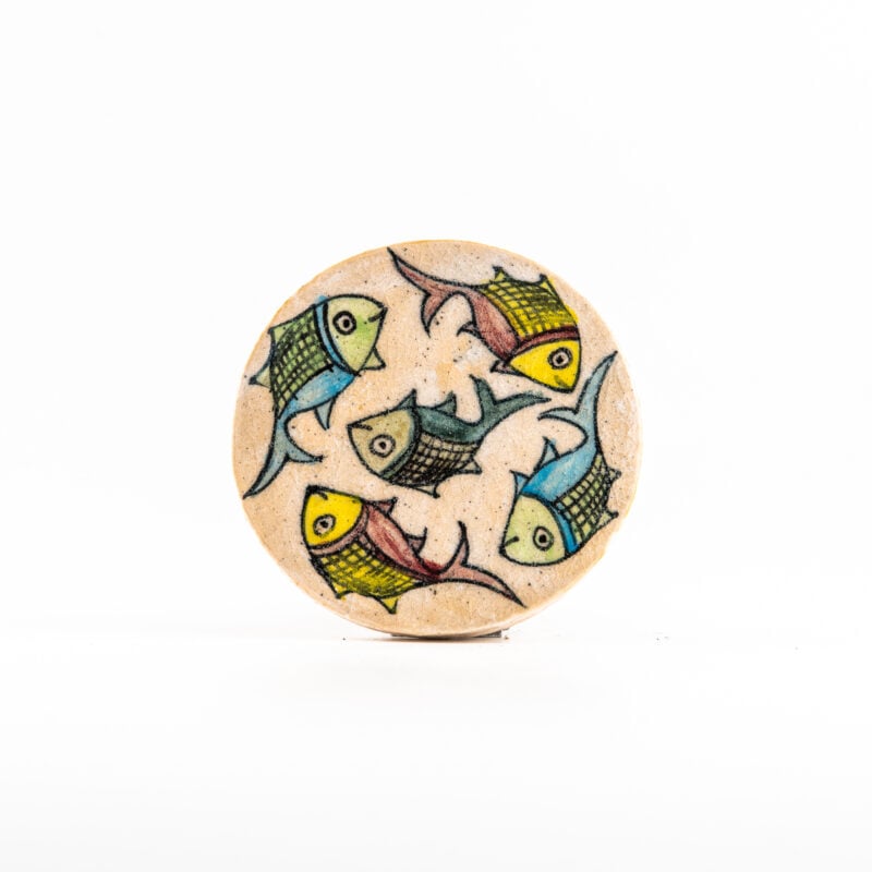 Piastrella in terracotta tonda -  <b>10 cm</b> - immagine 3
